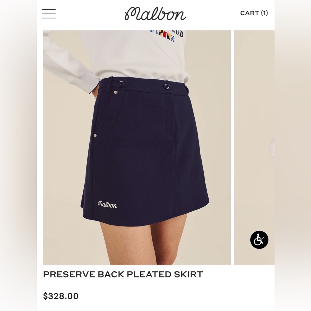 Malbon Golf Skirt